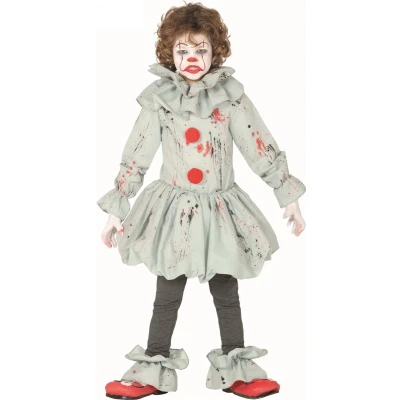 Afbeelding van Fiestas Guirca Killer Clown jongen (7 9 jaar) Halloween kostuum voor kinderen meisjes