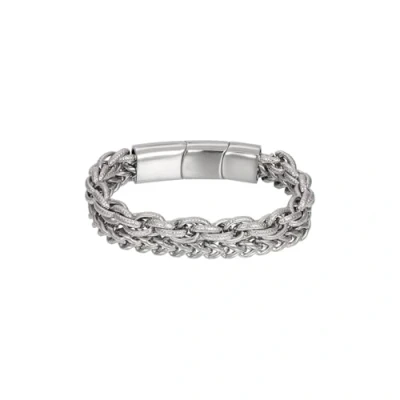 Afbeelding van iXXXi Men Hawaii Zilverkleurig Heren Armband 18cm