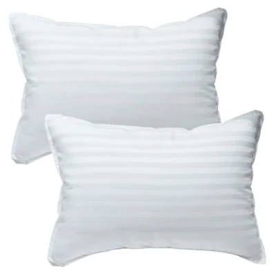 Afbeelding van kinder Fluff kussen (2x) Hoofdkussen van 300T Cotton &amp; dons alternatief filling voor baby bed, achter, nekkussen, pillows for sleeping in hotel, cushion sofa, Neck pregnancy pillow kussens