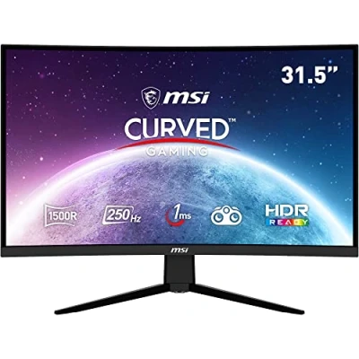 Image de MSI G32C4X Écran LED jeux incurvé 32&quot; (31.5&quot; visualisable) 1920 x 1080 Full HD (1080p) @ 240 Hz VA 300 cd/m² 3000:1 1 ms 2xHDMI, DisplayPort noir