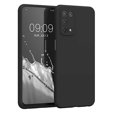 Afbeelding van kwmobile telefoonhoesje geschikt voor Oppo A74 (5G) / A54 Hoesje smartphone Precisie camera uitsnede In mat zwart