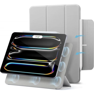 Afbeelding van ESR Rebound Magnetic Hoes Geschikt voor Apple iPad Pro 11 (2024) Grijs