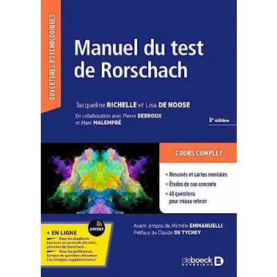 Afbeelding van Manuel du test de Rorschach