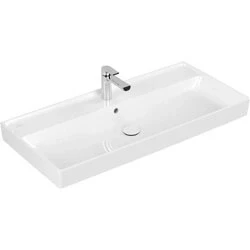 Afbeelding van Villeroy &amp; Boch Collaro meubelwastafel onderkant geslepen wit ceramic+