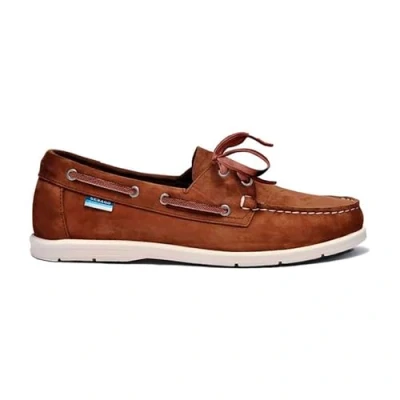 Afbeelding van Sebago Oakfield Bootschoenen, Heren, Maat: 42, Brown cognac Veloursleer