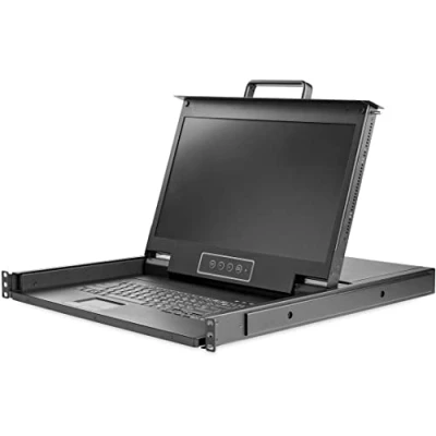 Afbeelding van StarTech 1U HD 1 poort KVM console voor server racks 17,3 inch