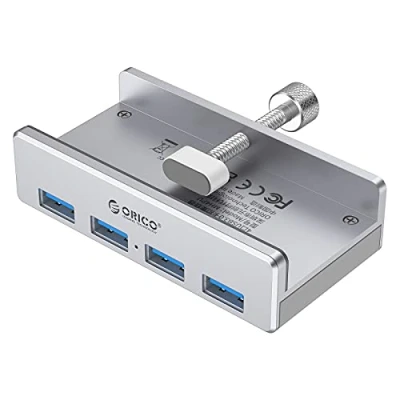Afbeelding van ORICO MH4PU Hub met vier poorten, USB 3.0, zilverkleurig