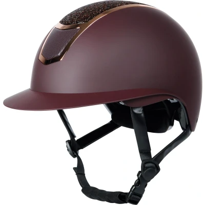 Afbeelding van Harry&#039;s Horse Cap Mont Blanc Sparkle Bordeaux/Rosegold 53 55