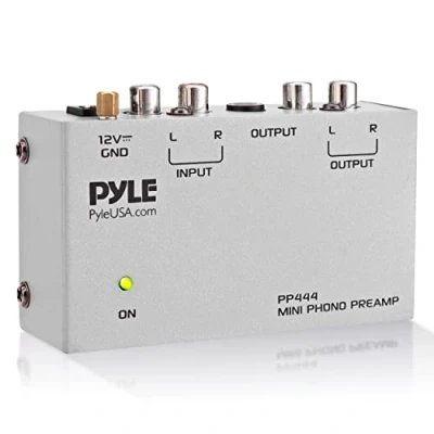 Image de Préamplificateur Phono Pyle sortie de 2 V max Blanc