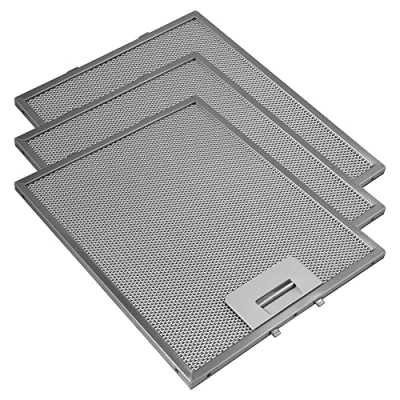 Afbeelding van AllSpares Metaalfilter (3x) voor afzuigkappen geschikt AEG Electrolux 4055101671 (276x231x8mm)