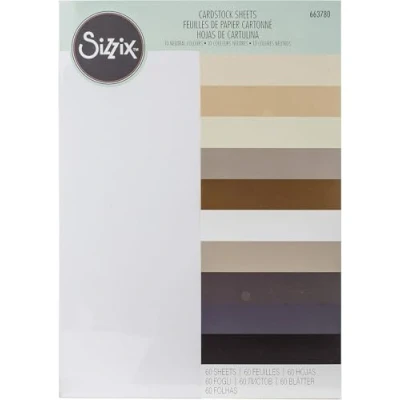 Afbeelding van Kartonnen oppervlakken A4 60 PK (10 neutrale kleuren)