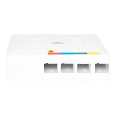 Image de DIGITUS FTTX enclosure Coffret de dérivation fibres optiques montable en surface, montrable sur rail DIN gris