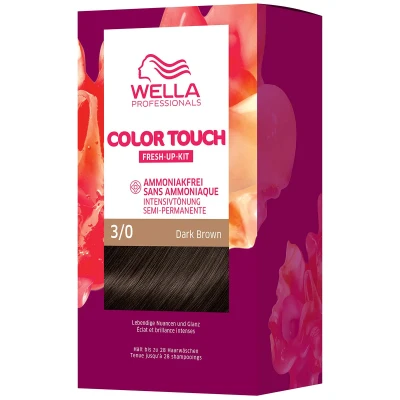 Afbeelding van Wella Color Touch Kits 3/0 Dark Brown 130ml