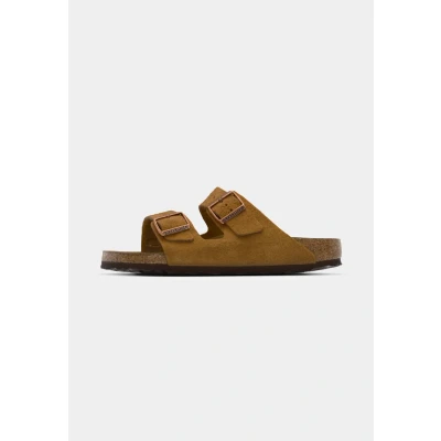 Afbeelding van Birkenstock Arizona VL SFB Narrow Muiltjes, Maat: 36, Brown Veloursleer