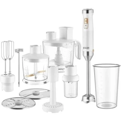 Image de Mixeur Plongeant 10 En 1 Sencor Shb 6551Wh 1500 W Technologie Titanium Quadblade Blanc