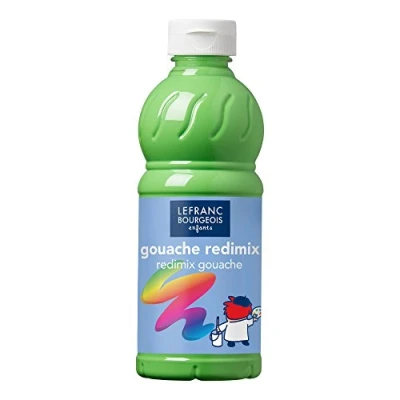 Image de Lefranc Bourgeois REDIMIX peinture à tempera vert feuille 500 ml