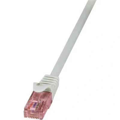 Afbeelding van LogiLink CQ2052U RJ45 Netwerkkabel, patchkabel CAT 6 U/UTP 2.00 m Grijs Vlambestendig, Snagless 1 stuk(s)