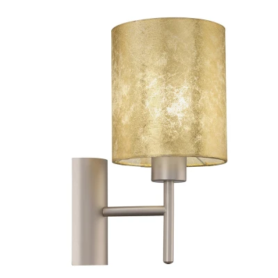 Afbeelding van Eglo VISERBELLA Wandlamp E27(excl.) 1 lichts Goud, beige