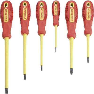 Afbeelding van Proxxon Industrial Schroevendraaierset VDE 6 delig Plat, Kruiskop Phillips