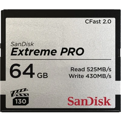 Afbeelding van Sandisk Extreme Pro Cfast 2.0 64Gb 525Mb/S Vpg130