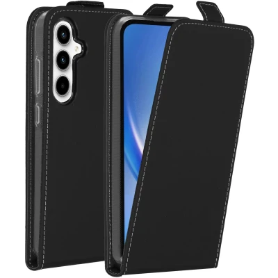 Afbeelding van Accezz Hoesje Geschikt voor Samsung Galaxy A35 Met Pasjeshouder Flipcase Zwart
