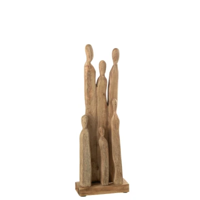 Afbeelding van Groep figuren hout naturel 31089