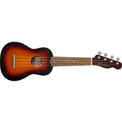 Afbeelding van Fender Venice Soprano ukulele 2 Color Sunburst Sopraan