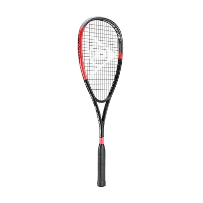 Afbeelding van Dunlop Blackstorm Carbon Squashracket, zwart/rood