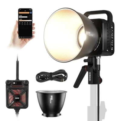 Afbeelding van ZHIYUN Molus G300 [officieel] 300 W LED fotovideolamp met Bowens vatting, draagbaar licht ZY Vega APP bediening, 15500Lux/m 2700K 6500K