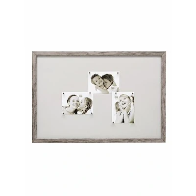 Afbeelding van Deknudt Frames S45RH7M fotolijst magnetisch 10 magneten grijs/beige 40 x 60 cm