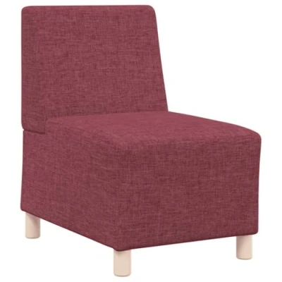 Afbeelding van vidaXL Fauteuil 55 cm stof wijnrood