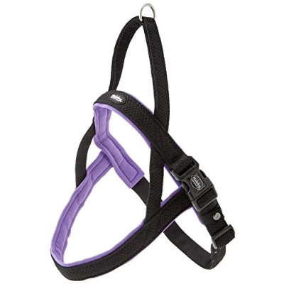 Afbeelding van Nobby norwegian tuig mesh preno paars L buikband 60 76 cm + borstband 46 breedte 25/35 mm