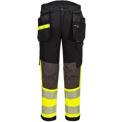 Afbeelding van EV4 Hi Vis stretch broek met afneembare holsterzak klasse 1 maat 34, Y