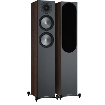 Afbeelding van Monitor Audio Bronze 200 vloerstaande luidspreker Walnoot