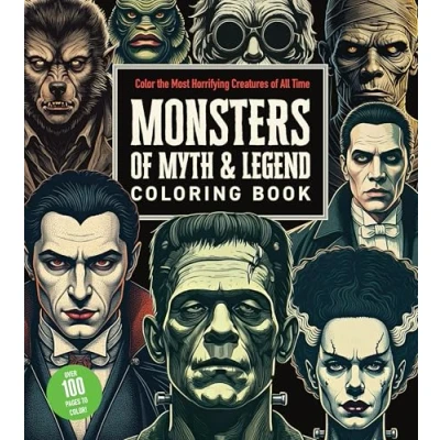 Afbeelding van Chartwell Coloring Books Monsters of Myth and Legend Book