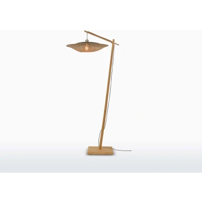 Afbeelding van GOOD&amp;MOJO Vloerlamp Kalimantan Bamboe 80x60x176cm Bruin