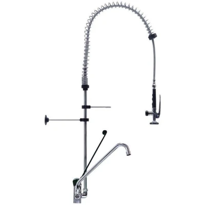 Afbeelding van Gastro M hoge voorspoeldouche monobloc zwenkkraan handsfree