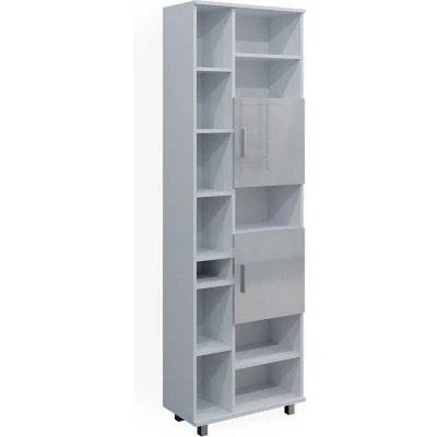 Afbeelding van Vicco Badkamerkast Ilias, Wit Hoogglans/Wit, 60 x 190 cm