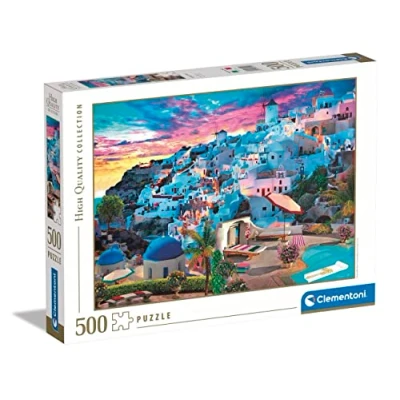 Afbeelding van Clementoni Puzzel 500 Stukjes High Quality Collection Greece View, Voor Volwassenen en Kinderen, 14 99 jaar, 35149