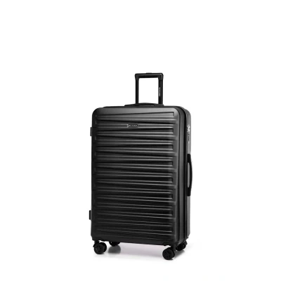 Afbeelding van WITTCHEN Skyspeed Line Harde ABS koffer, reiskoffer, trolley, cijferslot, telescopische handgreep, 4 wielen, zwart., Grote koffer