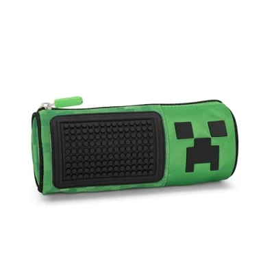 Afbeelding van Minecraft Etui Rond, Pixel 22 x 8 cm Polyester