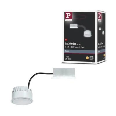 Afbeelding van Paulmann LED Coin Base inbouwlamp voor badkamer Energielabel: G (A G) Opaal