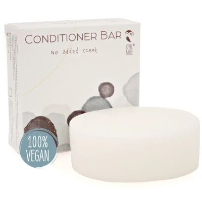 Afbeelding van Owl &amp; Bee® Solide conditioner bar Alle haartypes Geen kleurstoffen toegevoegde geur 100% vegan gecertificeerd Zero waste Vrij van siliconen en parabenen