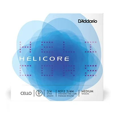 Image de D&#039;Addario H512 3/4M Corde seule (Ré) violoncelle Helicore, manche 3/4, Medium