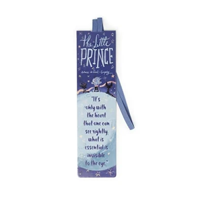 Afbeelding van Legami Bladwijzer met elastische bladwijzer, ook handig om het boek gesloten te houden, van gelamineerd gecertificeerd papier, 4,7 x 17,5 cm, Little Prince thema