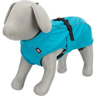 Afbeelding van Trixie Regenjas Vimy Turquoise Hondenkleding 62 cm