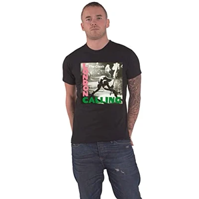 Afbeelding van The Clash London Calling Heren T shirt XL Zwart