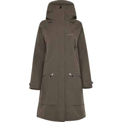 Afbeelding van Didriksons ILMA Parka, Dames, Maat: 36, Mocha brown