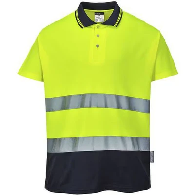 Image de Polo haute visibilité en coton à manches courtes S174 Portwest