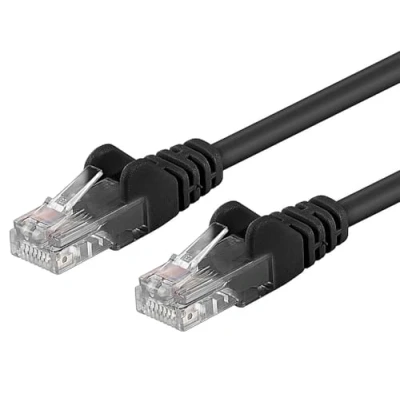 Afbeelding van PremiumCord patchkabel UTP RJ45 niveau 5E zwart 10 m
